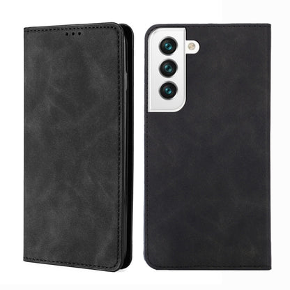 Skin Feel Magnetic Horizontal Flip Leather Phone Case