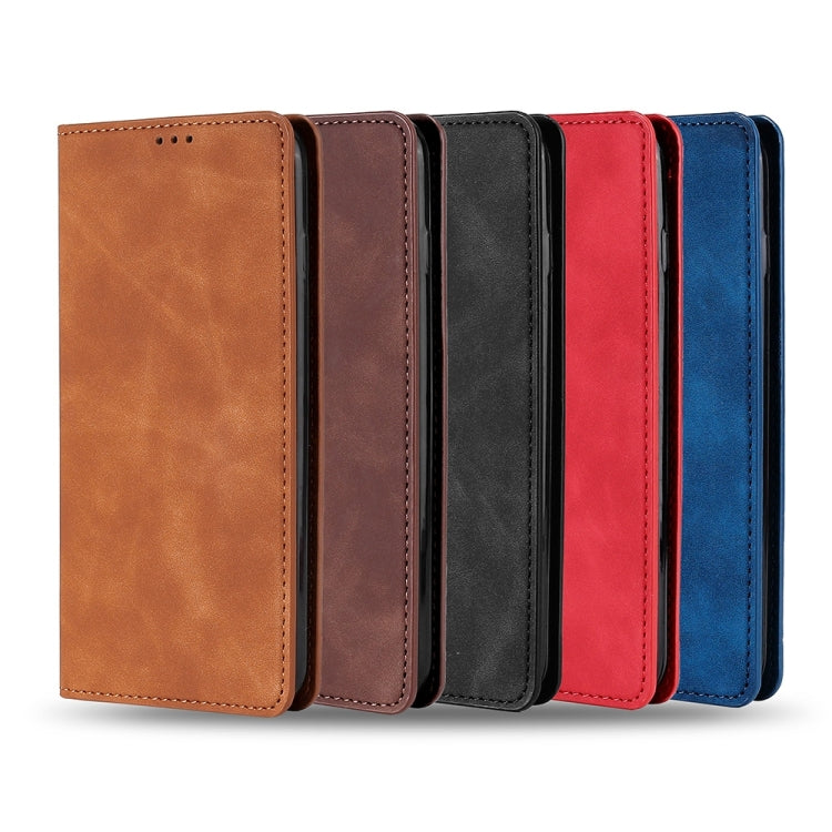 Skin Feel Magnetic Horizontal Flip Leather Phone Case, For Samsung Galaxy S23 5G, For Samsung Galaxy S23 Ultra 5G, For Samsung Galaxy A04E, For Samsung Galaxy S23+ 5G