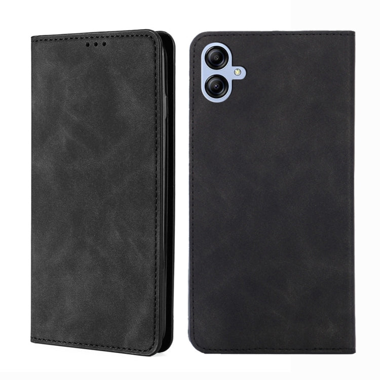 Skin Feel Magnetic Horizontal Flip Leather Phone Case