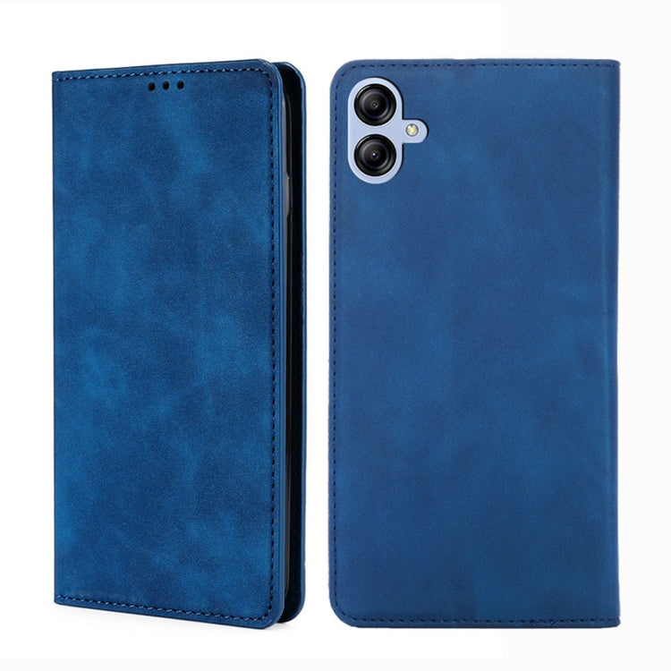 Skin Feel Magnetic Horizontal Flip Leather Phone Case