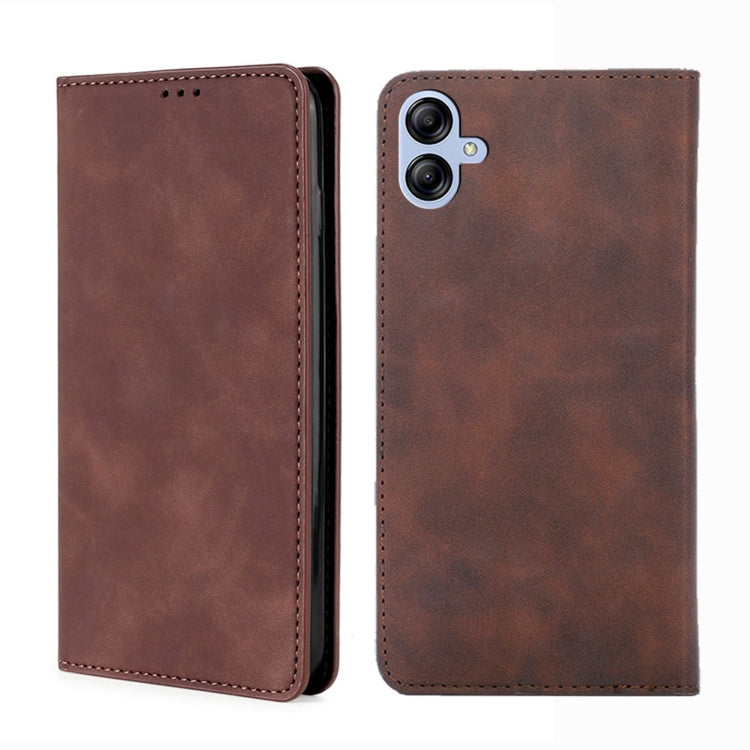 Skin Feel Magnetic Horizontal Flip Leather Phone Case, For Samsung Galaxy S23 5G, For Samsung Galaxy S23 Ultra 5G, For Samsung Galaxy A04E, For Samsung Galaxy S23+ 5G