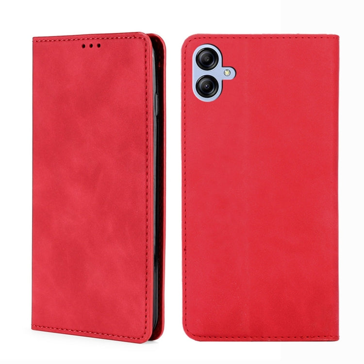 Skin Feel Magnetic Horizontal Flip Leather Phone Case