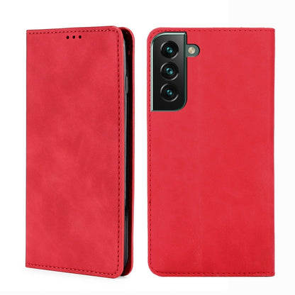 Skin Feel Magnetic Horizontal Flip Leather Phone Case