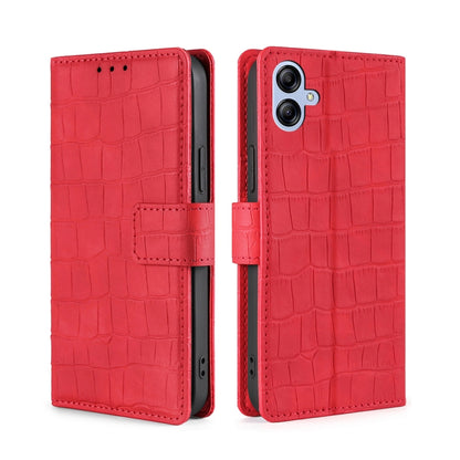 Skin Feel Crocodile Magnetic Clasp Leather Phone Case