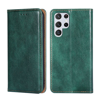 Gloss Oil Solid Color Magnetic Leather Phone Case, For Samsung Galaxy S23 5G, For Samsung Galaxy S23 Ultra 5G, For Samsung Galaxy S23+ 5G, For Samsung Galaxy A04E