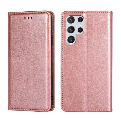 Gloss Oil Solid Color Magnetic Leather Phone Case, For Samsung Galaxy S23 5G, For Samsung Galaxy S23 Ultra 5G, For Samsung Galaxy S23+ 5G, For Samsung Galaxy A04E