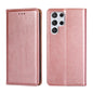 Gloss Oil Solid Color Magnetic Leather Phone Case