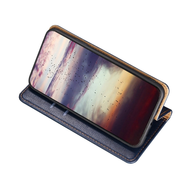 Gloss Oil Solid Color Magnetic Leather Phone Case