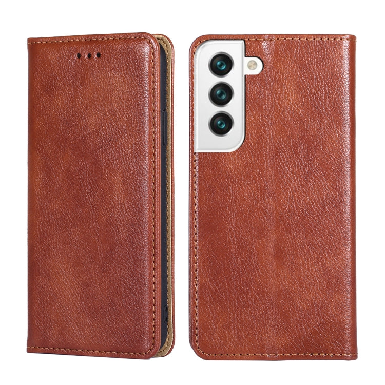 Gloss Oil Solid Color Magnetic Leather Phone Case, For Samsung Galaxy S23 5G, For Samsung Galaxy S23 Ultra 5G, For Samsung Galaxy S23+ 5G, For Samsung Galaxy A04E