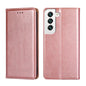 Gloss Oil Solid Color Magnetic Leather Phone Case