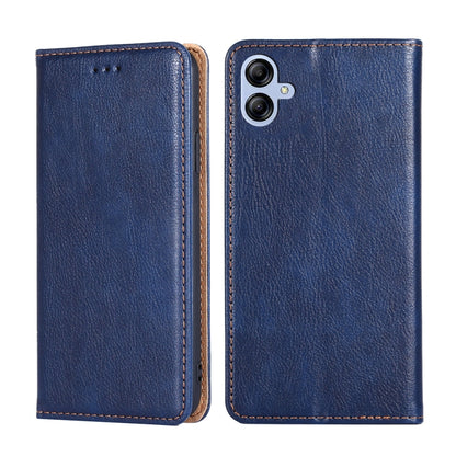 Gloss Oil Solid Color Magnetic Leather Phone Case