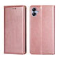 Gloss Oil Solid Color Magnetic Leather Phone Case