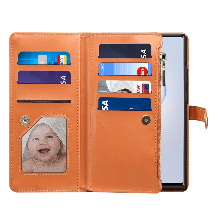 ESEBLE Star Series Lanyard Zipper Wallet RFID Leather Case, For Samsung Galaxy Note20 Ultra, For Samsung Galaxy Note20, For Samsung Galaxy S21 FE 5G, For Samsung Galaxy S21 Ultra 5G, For Samsung Galaxy S21 5G, For Samsung Galaxy S21+ 5G����������������...