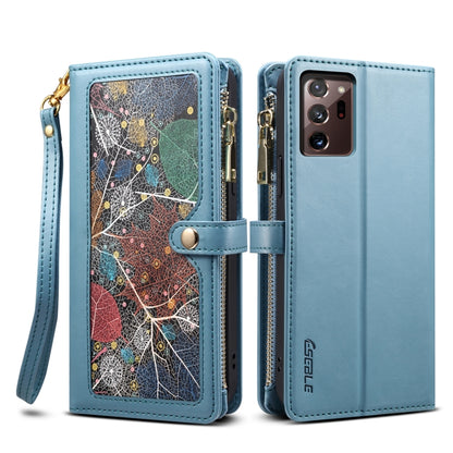 ESEBLE Star Series Lanyard Zipper Wallet RFID Leather Case, For Samsung Galaxy Note20 Ultra, For Samsung Galaxy Note20, For Samsung Galaxy S21 FE 5G, For Samsung Galaxy S21 Ultra 5G, For Samsung Galaxy S21 5G, For Samsung Galaxy S21+ 5G����������������...