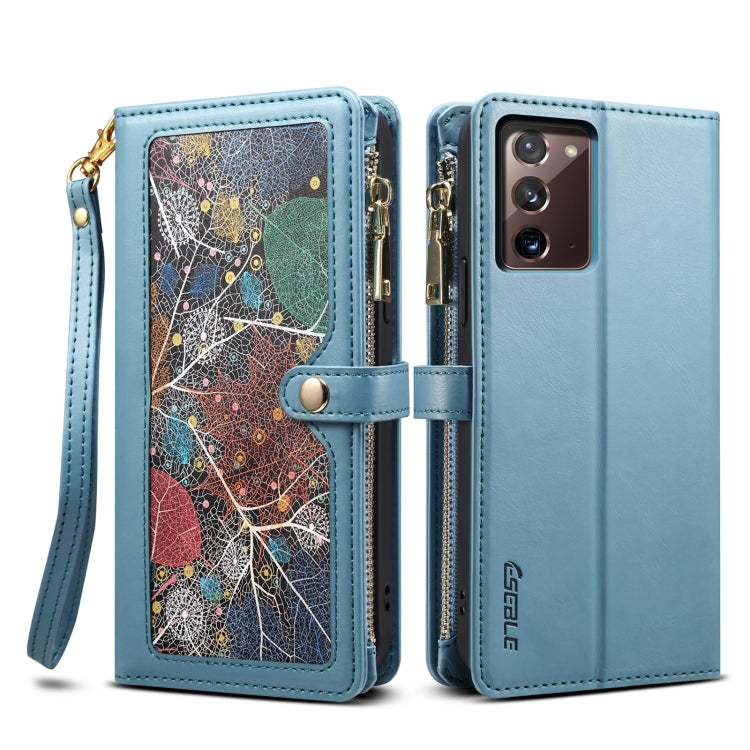 ESEBLE Star Series Lanyard Zipper Wallet RFID Leather Case, For Samsung Galaxy Note20 Ultra, For Samsung Galaxy Note20, For Samsung Galaxy S21 FE 5G, For Samsung Galaxy S21 Ultra 5G, For Samsung Galaxy S21 5G, For Samsung Galaxy S21+ 5G����������������...