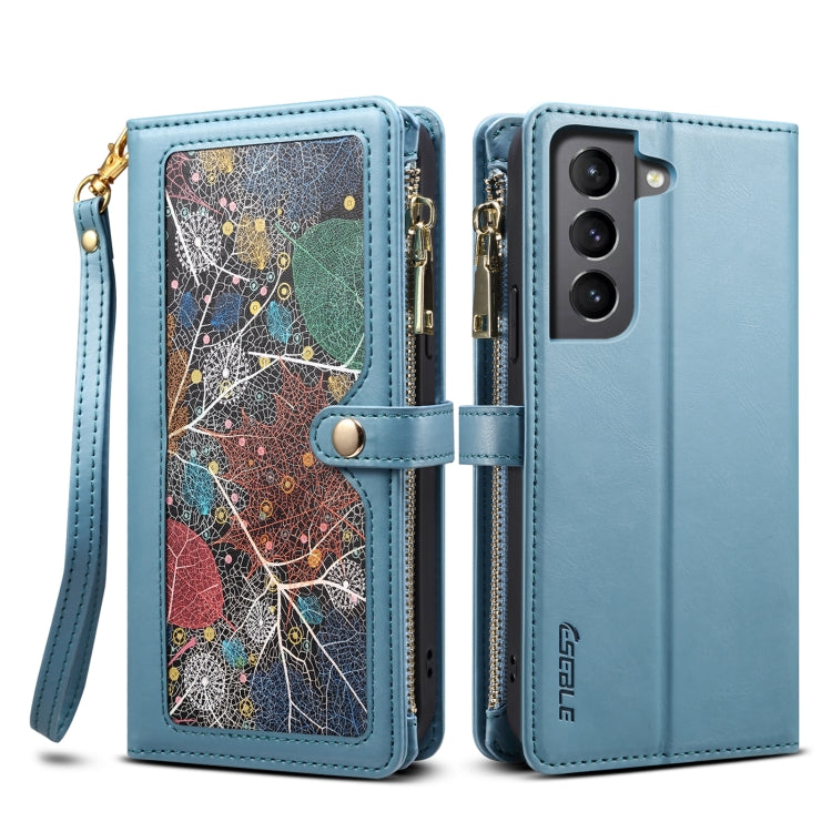 ESEBLE Star Series Lanyard Zipper Wallet RFID Leather Case, For Samsung Galaxy Note20 Ultra, For Samsung Galaxy Note20, For Samsung Galaxy S21 FE 5G, For Samsung Galaxy S21 Ultra 5G, For Samsung Galaxy S21 5G, For Samsung Galaxy S21+ 5G����������������...