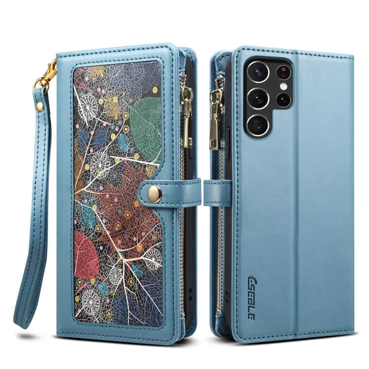 ESEBLE Star Series Lanyard Zipper Wallet RFID Leather Case, For Samsung Galaxy Note20 Ultra, For Samsung Galaxy Note20, For Samsung Galaxy S21 FE 5G, For Samsung Galaxy S21 Ultra 5G, For Samsung Galaxy S21 5G, For Samsung Galaxy S21+ 5G����������������...