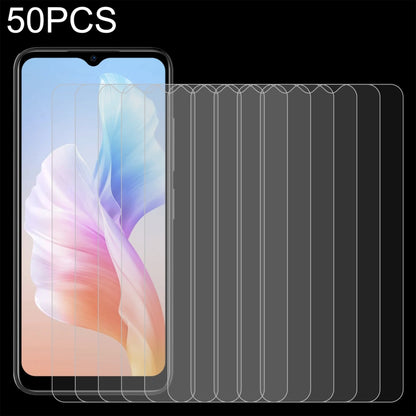 50pcs 0.26mm 9H 2.5D Tempered Glass Film