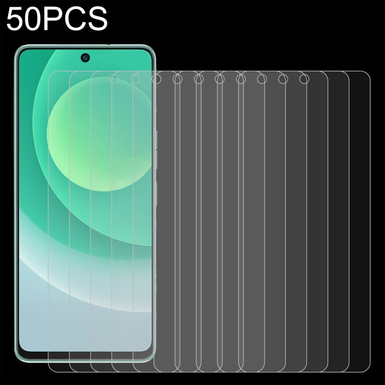 50pcs 0.26mm 9H 2.5D Tempered Glass Film