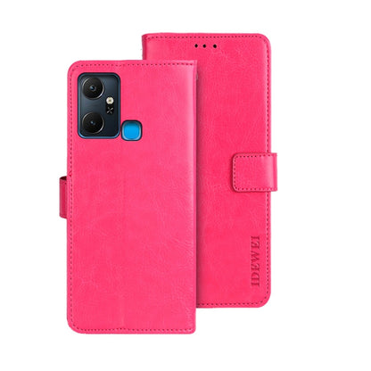 idewei Crazy Horse Texture Leather Phone Case, For Infinix Smart 6 Plus, For Nokia G11 Plus, For Samsung Galaxy A04e 4G