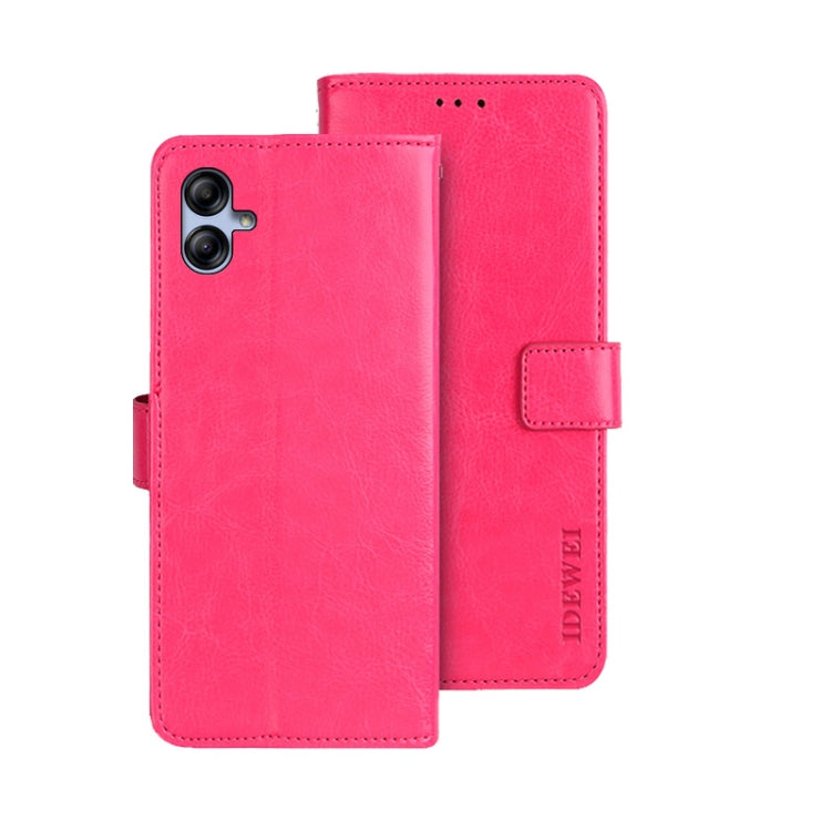 idewei Crazy Horse Texture Leather Phone Case, For Infinix Smart 6 Plus, For Nokia G11 Plus, For Samsung Galaxy A04e 4G