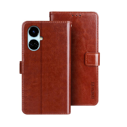 idewei Crazy Horse Texture Leather Phone Case, For Tecno Camon 19, For Tecno Pova 3, For Tecno Pova Neo 2