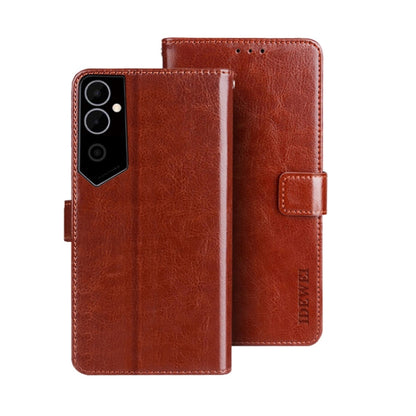 idewei Crazy Horse Texture Leather Phone Case, For Tecno Camon 19, For Tecno Pova 3, For Tecno Pova Neo 2