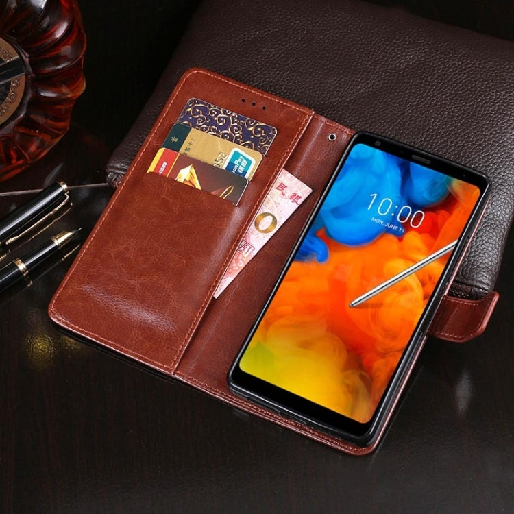 idewei Crazy Horse Texture Leather Phone Case, For vivo X90, For vivo X90 Pro, For vivo X90 Pro+