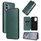 Carbon Fiber Texture Flip Leather Phone Case, For Nokia X30 5G