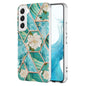 Splicing Marble Flower IMD TPU Phone Case