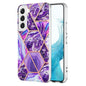 Electroplating IMD Splicing Dual-side Marble TPU Phone Case