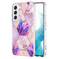 Electroplating IMD Splicing Dual-side Marble TPU Phone Case