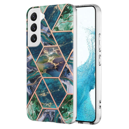 Electroplating IMD Splicing Dual-side Marble TPU Phone Case