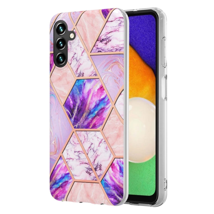 Electroplating IMD Splicing Dual-side Marble TPU Phone Case