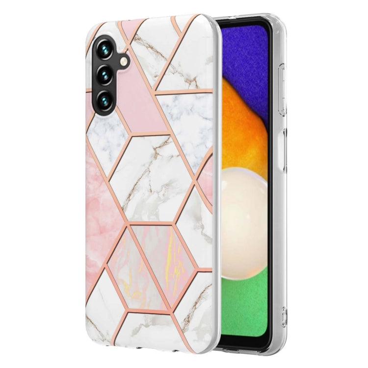 Electroplating IMD Splicing Dual-side Marble TPU Phone Case