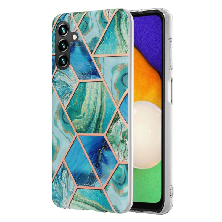 Electroplating IMD Splicing Dual-side Marble TPU Phone Case