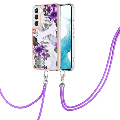 Electroplating IMD TPU Phone Case with Lanyard, For Samsung Galaxy S23 5G, For Samsung Galaxy S23+ 5G, For Samsung Galaxy S23 Ultra 5G, For Samsung Galaxy A14 5G