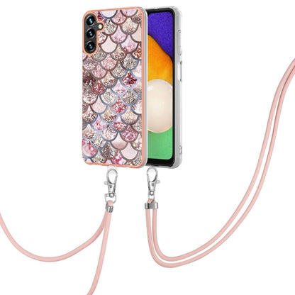 Electroplating IMD TPU Phone Case with Lanyard, For Samsung Galaxy S23 5G, For Samsung Galaxy S23+ 5G, For Samsung Galaxy S23 Ultra 5G, For Samsung Galaxy A14 5G