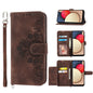 Skin-feel Flowers Embossed Wallet Leather Phone Case, For Samsung Galaxy A54 5G, For Xiaomi 13, For Xiaomi 13 Pro, For Realme 10 4G