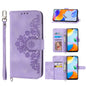 Skin-feel Flowers Embossed Wallet Leather Phone Case, For Samsung Galaxy A54 5G, For Xiaomi 13, For Xiaomi 13 Pro, For Realme 10 4G