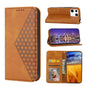 Cubic Grid Calf Texture Magnetic Leather Phone Case, For Samsung Galaxy A54 5G, For Xiaomi 13, For Xiaomi 13 Pro, For Xiaomi Poco C40