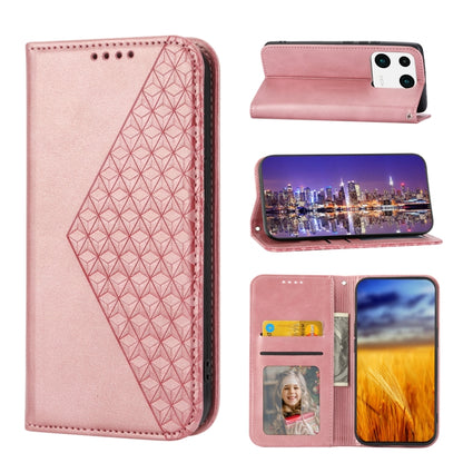 Cubic Grid Calf Texture Magnetic Leather Phone Case, For Samsung Galaxy A54 5G, For Xiaomi 13, For Xiaomi 13 Pro, For Xiaomi Poco C40