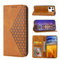 Cubic Grid Calf Texture Magnetic Leather Phone Case, For Samsung Galaxy A54 5G, For Xiaomi 13, For Xiaomi 13 Pro, For Xiaomi Poco C40