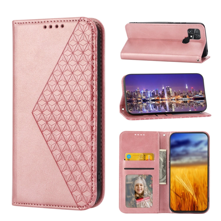 Cubic Grid Calf Texture Magnetic Leather Phone Case, For Samsung Galaxy A54 5G, For Xiaomi 13, For Xiaomi 13 Pro, For Xiaomi Poco C40