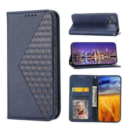Cubic Grid Calf Texture Magnetic Leather Phone Case, For Samsung Galaxy A54 5G, For Xiaomi 13, For Xiaomi 13 Pro, For Xiaomi Poco C40