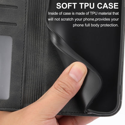 Cubic Grid Calf Texture Magnetic Leather Phone Case, For Realme 10 4G