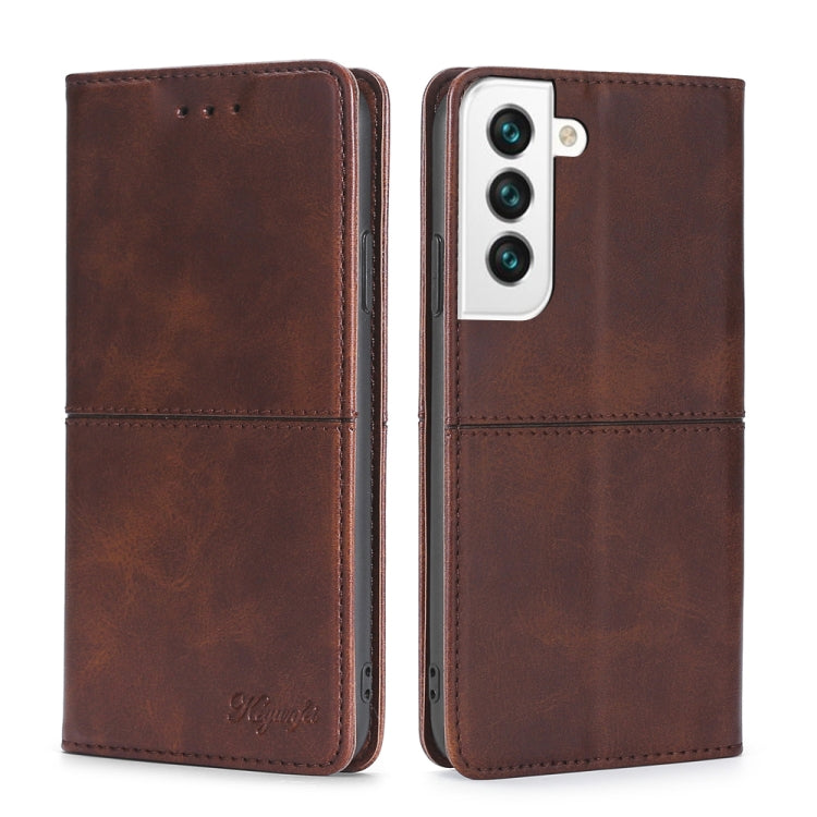 Cow Texture Magnetic Horizontal Flip Leather Phone Case