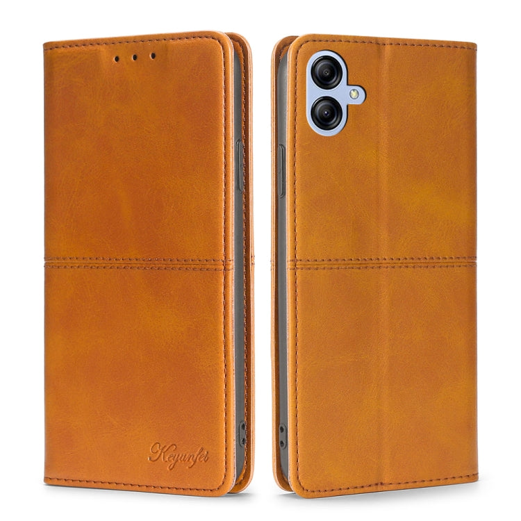 Cow Texture Magnetic Horizontal Flip Leather Phone Case