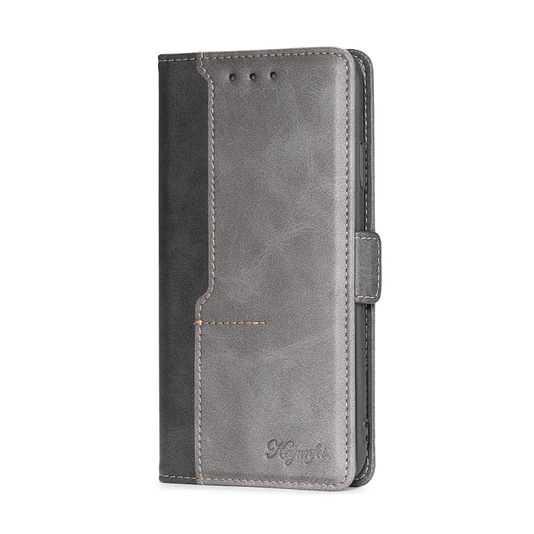 Contrast Color Side Buckle Leather Phone Case, For Samsung Galaxy S23 5G, For Samsung Galaxy S23 Ultra 5G, For Samsung Galaxy S23+ 5G, For Samsung Galaxy A04E