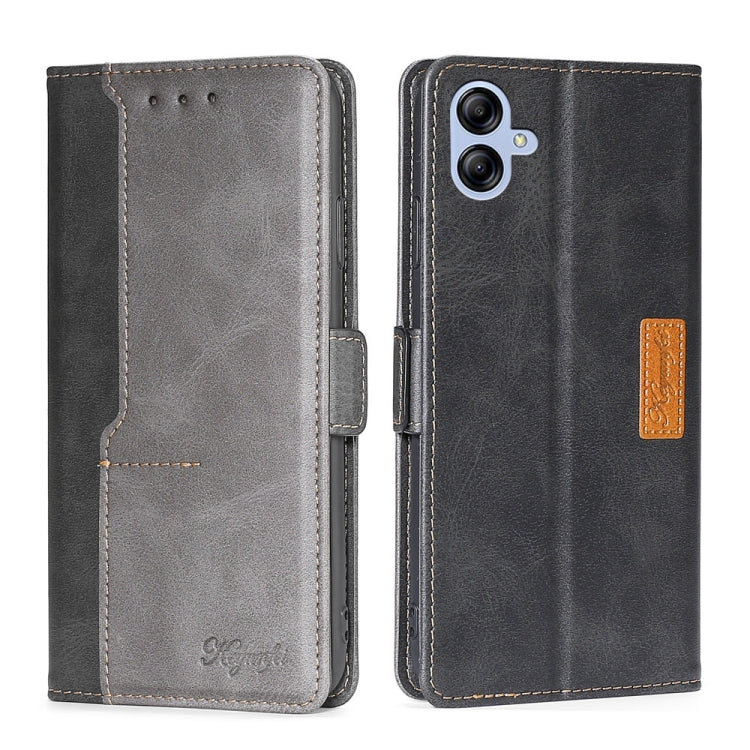 Contrast Color Side Buckle Leather Phone Case, For Samsung Galaxy S23 5G, For Samsung Galaxy S23 Ultra 5G, For Samsung Galaxy S23+ 5G, For Samsung Galaxy A04E